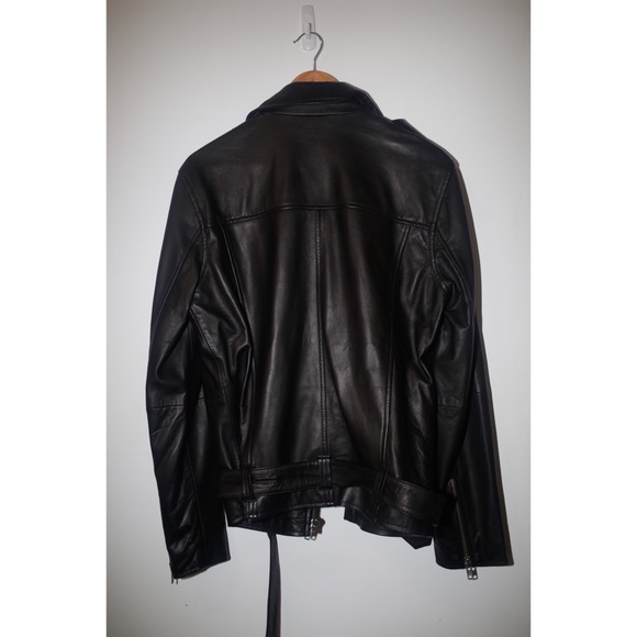 OAK NYC NY Rider Leather Jacket - Picture 2 of 3